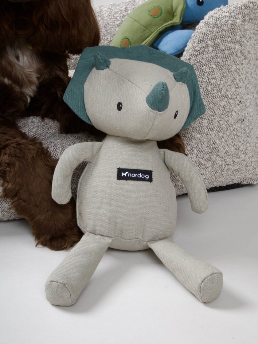 Peluche en toile Bente le dinosaure