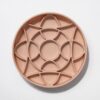 Dogged - Bol Anti-Glouton Chien Circulo - Eau de Rose, Silicone Résistant