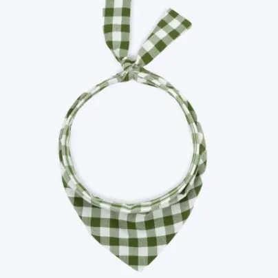 Bandana Vichy vert