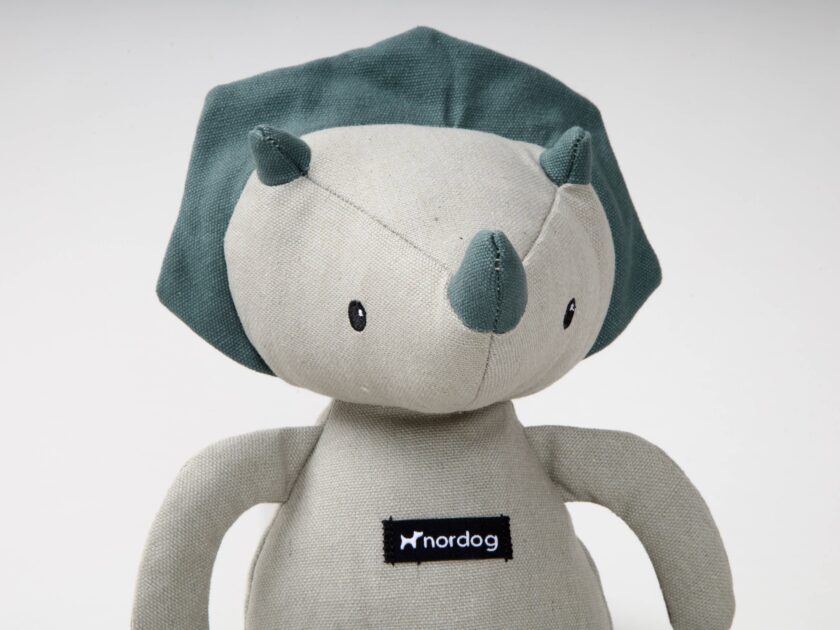 Peluche en toile Bente le dinosaure