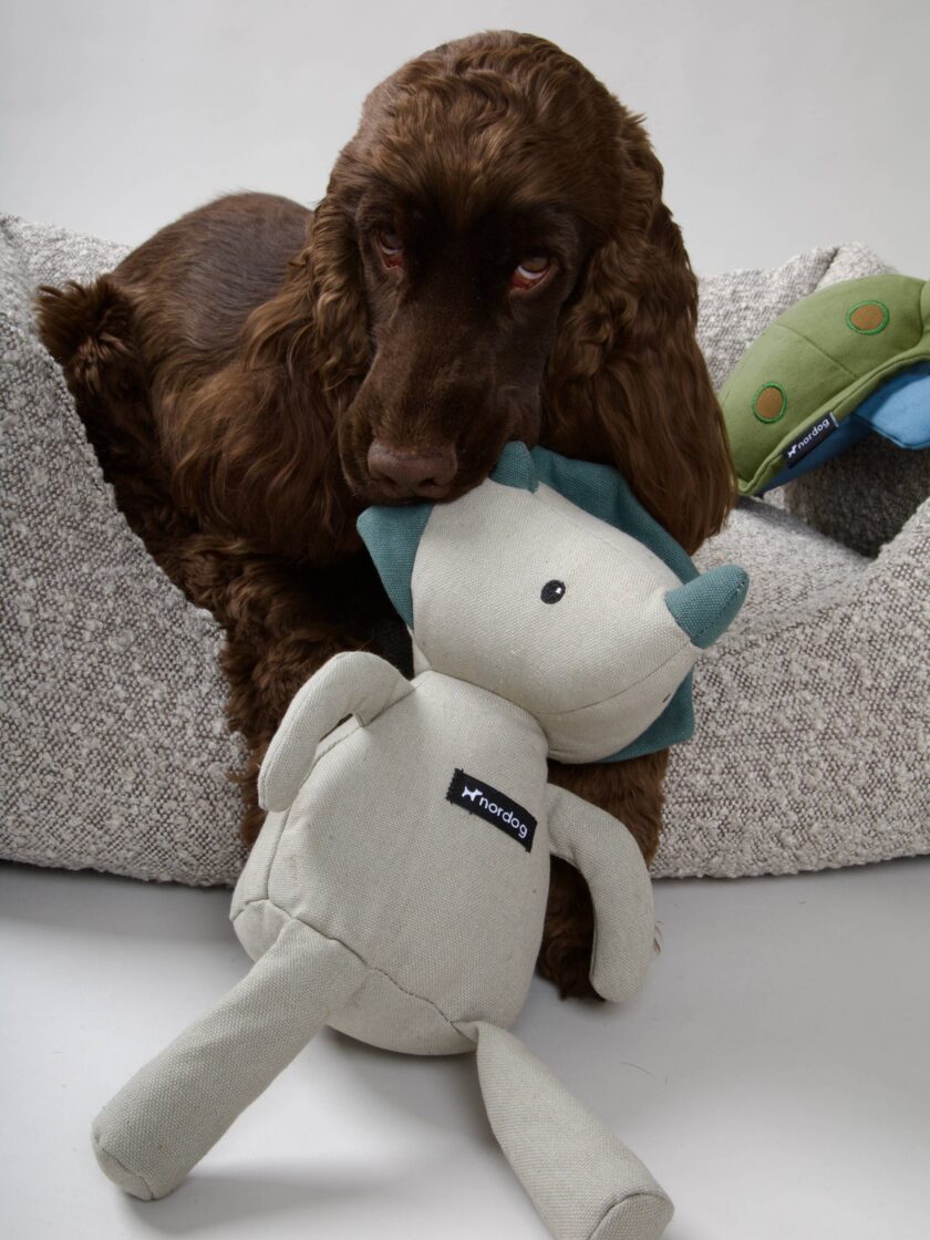 Peluche en toile Bente le dinosaure