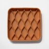 Dogged - Bol à Alimentation Lente pour Chien - Motif Argyle Muscade