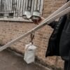 porte sac en bouclette (3 coloris au choix)