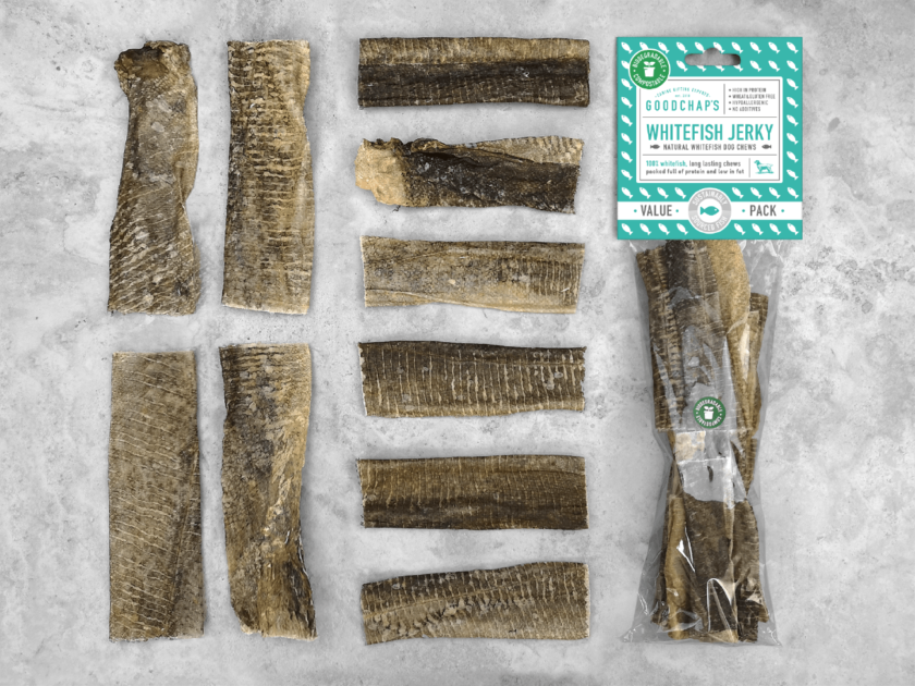 Pack Économique Whitefish Jerky - Produits Naturels à Mâcher pour Chiens