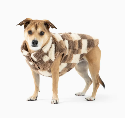 Polaire Sherpa pour chiens - Patchwork - 3 coloris