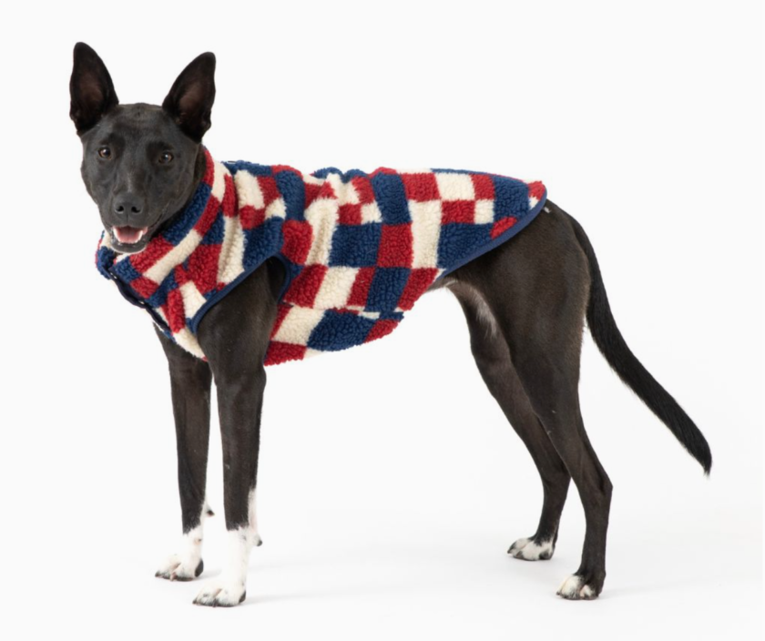 Polaire Sherpa pour chiens - Patchwork - 3 coloris