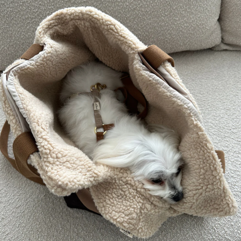 Sac de transport pour Chien avec doublure douce en polaire