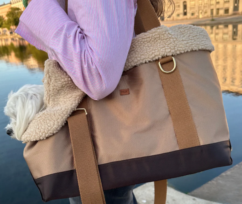Sac de transport pour Chien avec doublure douce en polaire