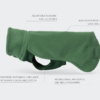 Polaire en matières recyclées Seawool pour chien - Vert