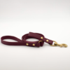 Laisse en Biothane simple ( camel - kaki - bordeaux )