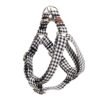 Harnais pour chien Simple Basic Vichy - Noir vichy - Élégance pour votre compagnon