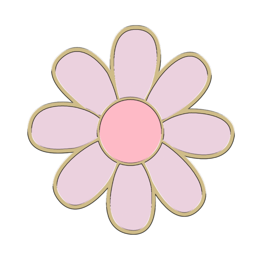 Charms pour chien - PINK DAISY