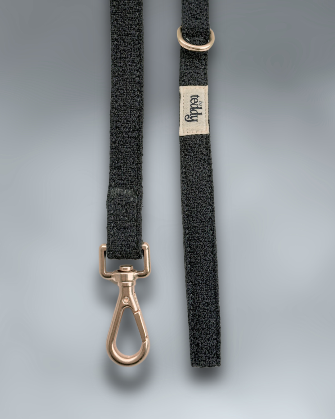 Laisse en bouclette marine