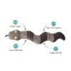 Jouet en toile de coton pour chiens - Le Serpent