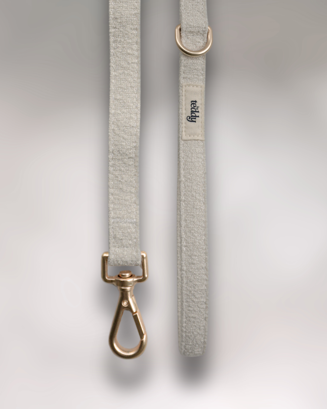 Laisse en bouclette creme