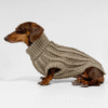 Pull tricoté à la main – Beige