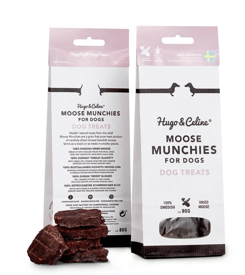 Friandises pour chien - Bouchées d'élan séché