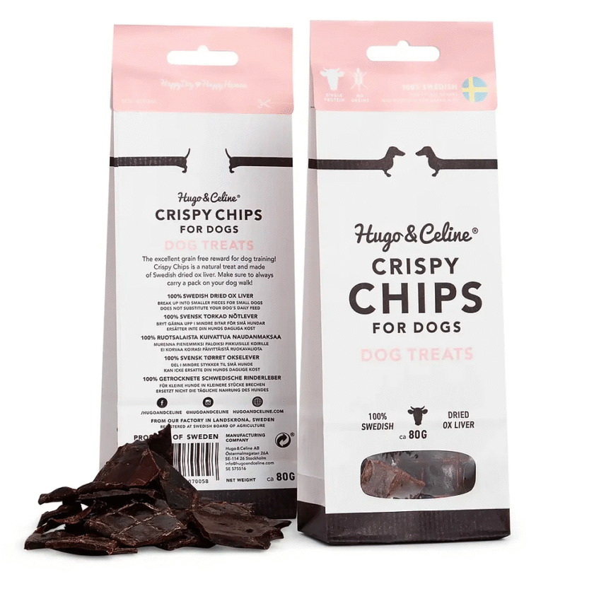 Friandises pour chien - Chips de foie de boeuf
