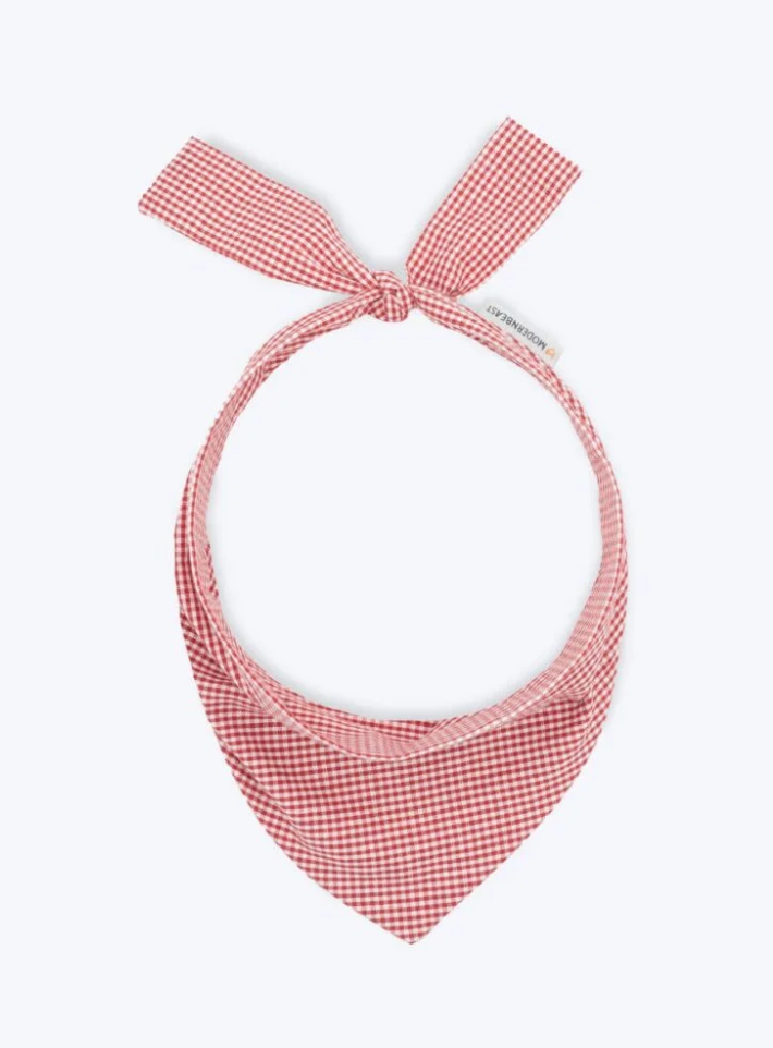 Bandana micro vichy rouge