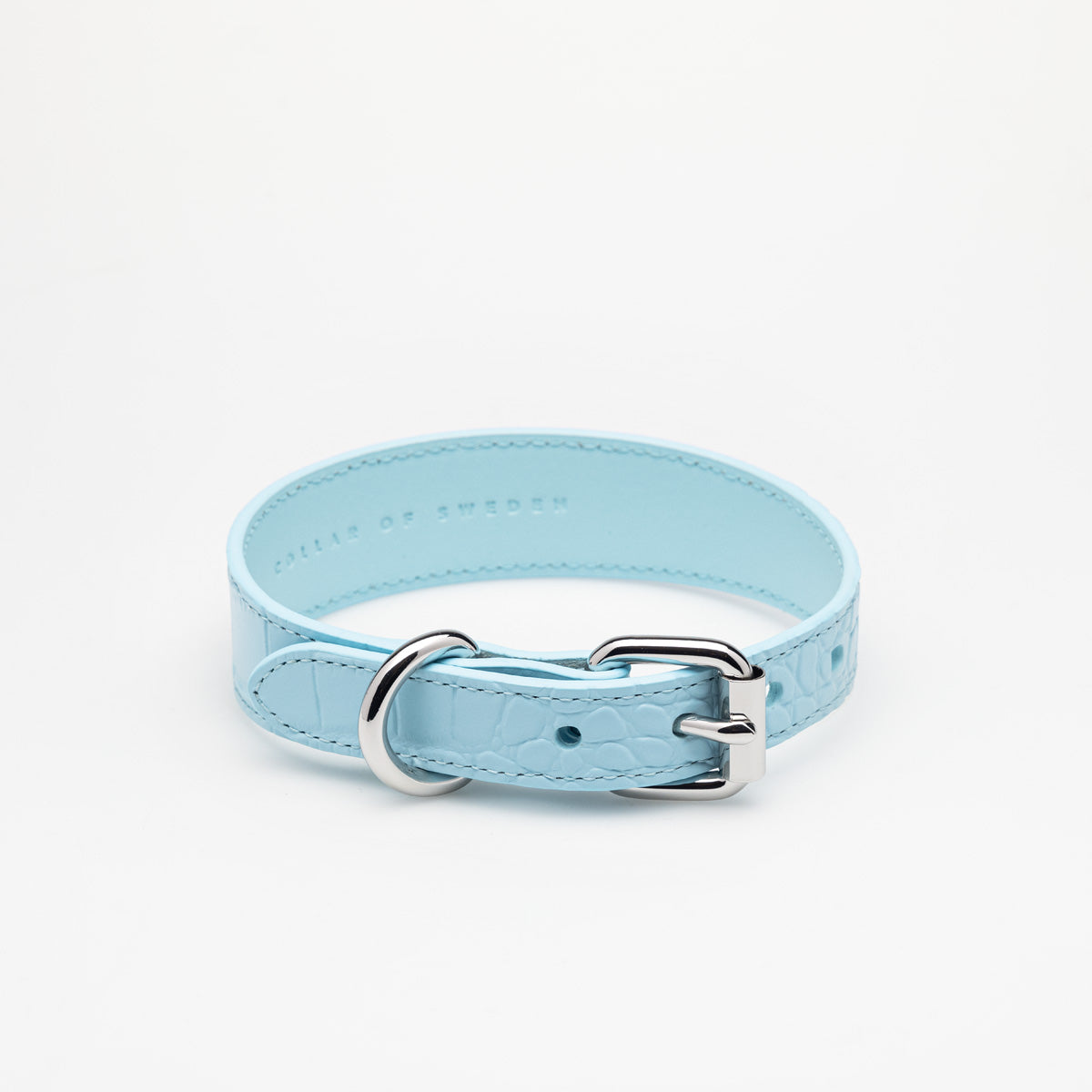 Collier pour chien Croco Baby Blue