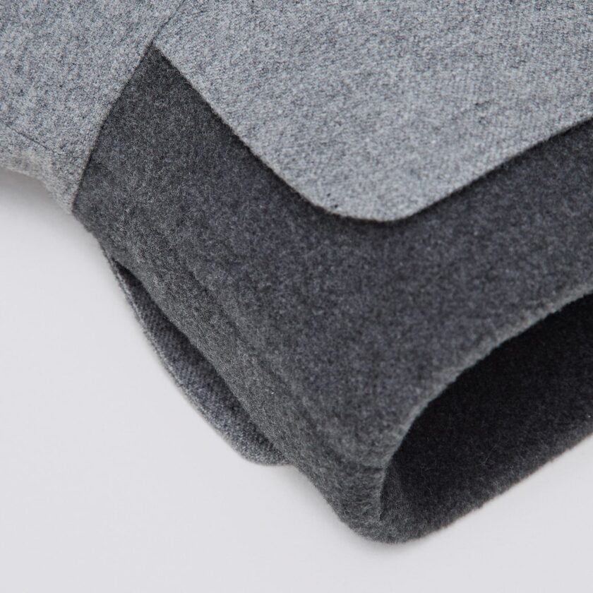 Manteau en flanelle pour teckels – Gris