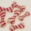 Jouet pour chien -  Os version Candy Cane en Laine