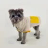 Polaire Sherpa beige et jaune pour chiens