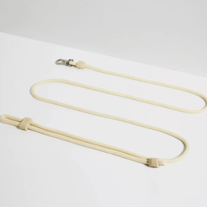 Laisse mains-libres creamy