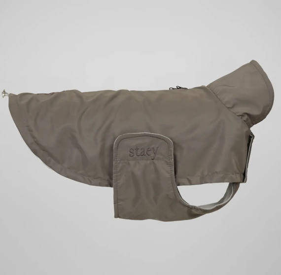 impermeable marron glacé
