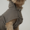 impermeable marron glacé