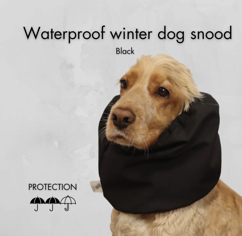 Snood waterproof noir