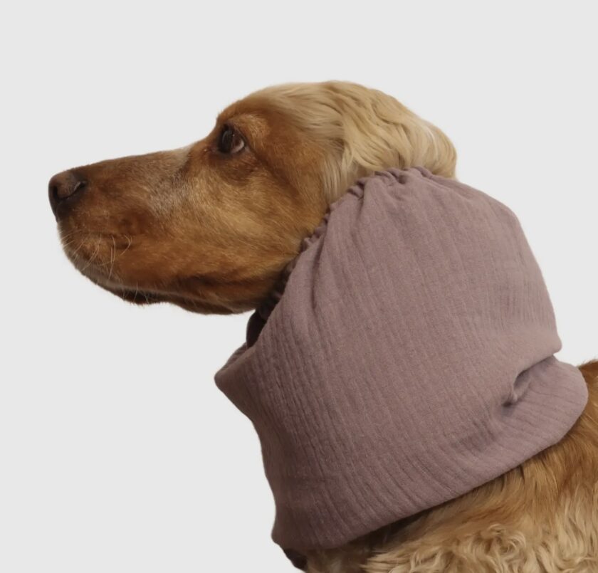 Snood rose ancien