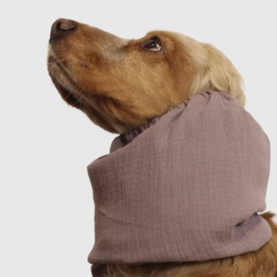 Snood rose ancien