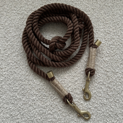 Laisse main libre Brown