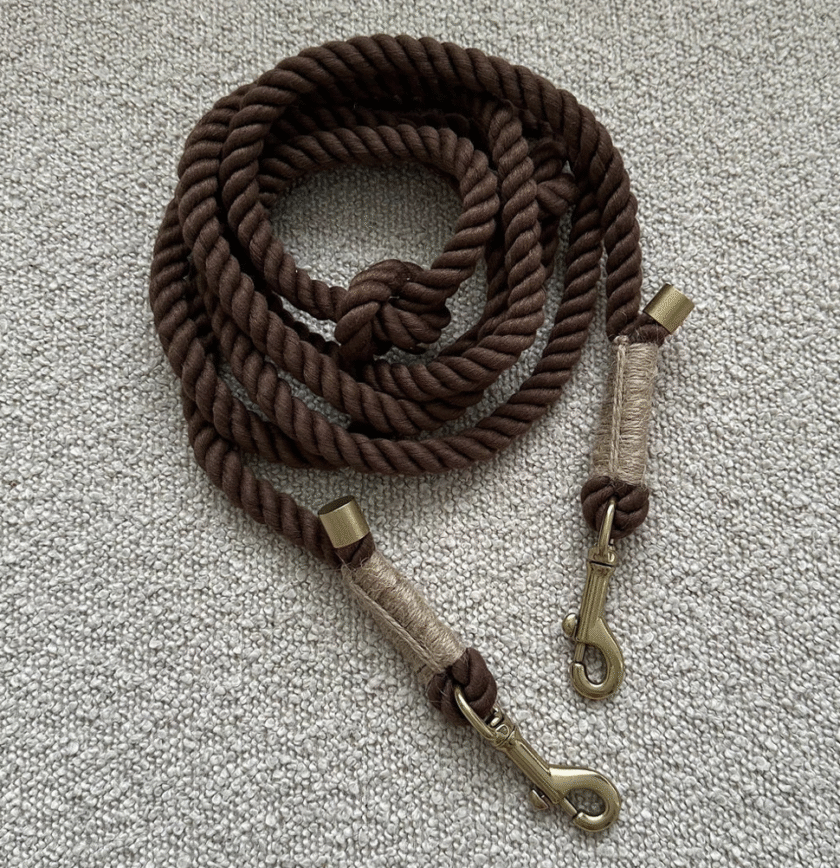 Laisse main libre Brown