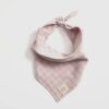 Bandana 100% lin - Baby Pink
