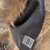 Bandana 100% Lin - charcoal