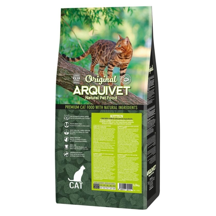 Croquettes Arquivet pour chatons au poulet et au riz - Original
