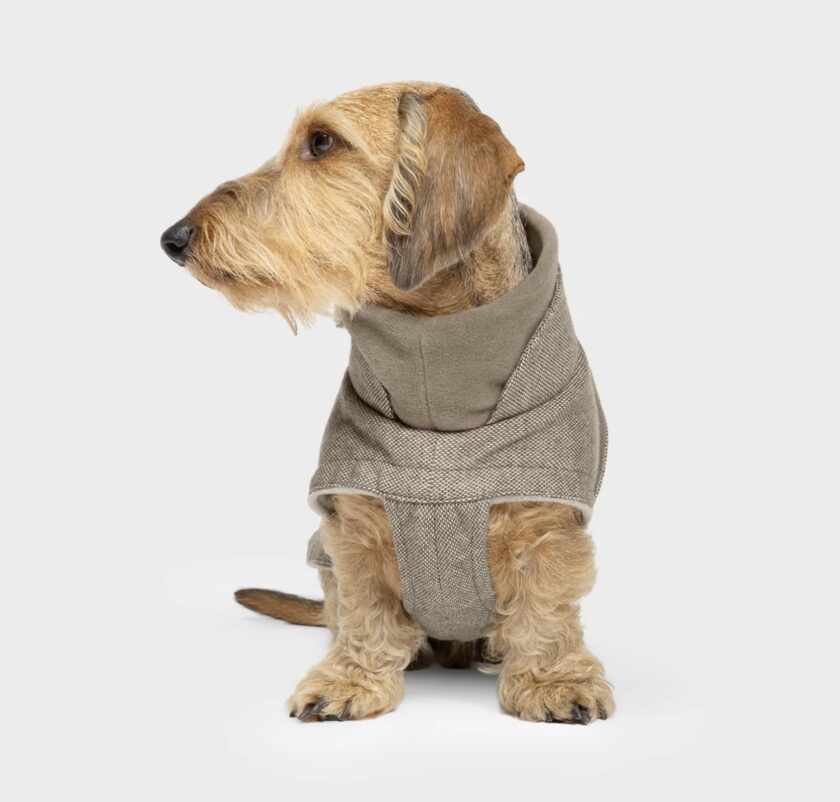 Manteau Brooklyn tweed cream