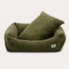 Bed Cuadra bouclette vert