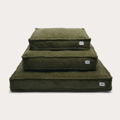 bed Cuadra bouclette vert