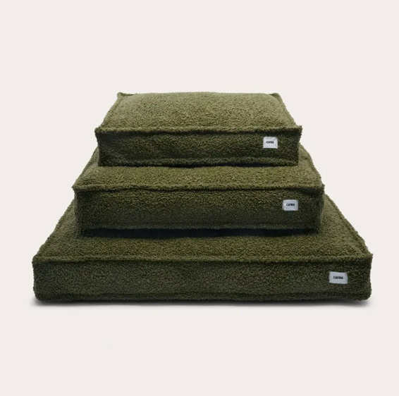 bed Cuadra bouclette vert