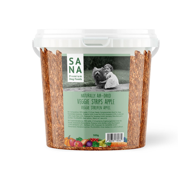 lamelles Veggie de pomme (seau de 500g)