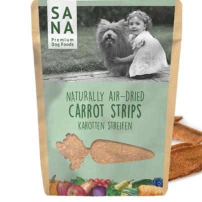 Snack Veggie à la carotte et à l'huile de saumon 100g