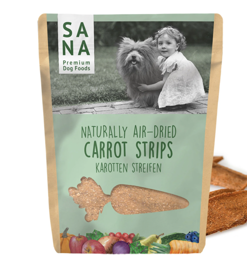Snack Veggie à la carotte et à l'huile de saumon 100g